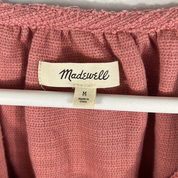 Madewell dusty rose textured top in Standard size Medium - Picture 2 of 5